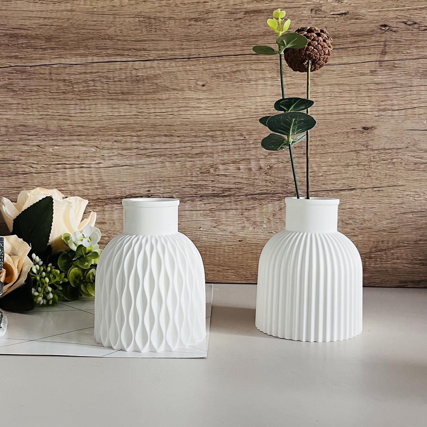 Stripped Vase Silicone Mold