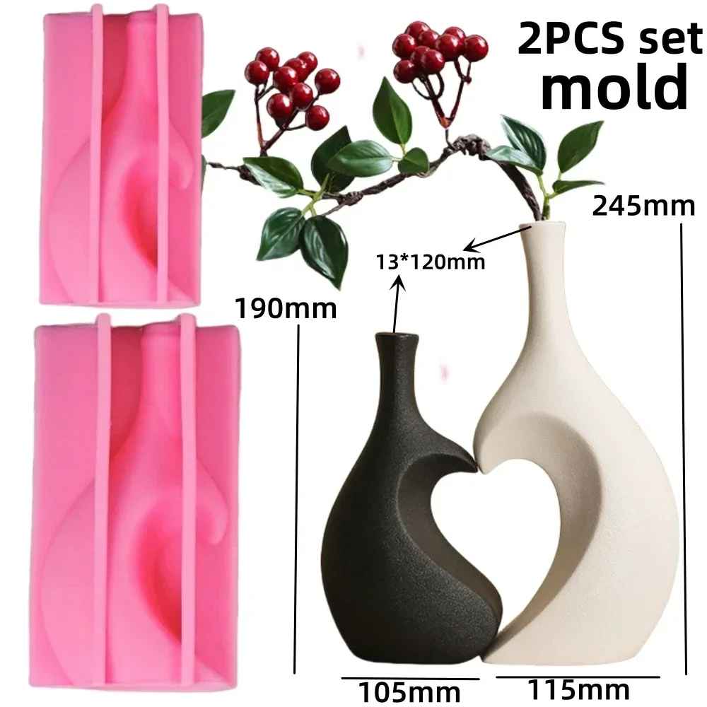 Twin Silicone Vase Mold