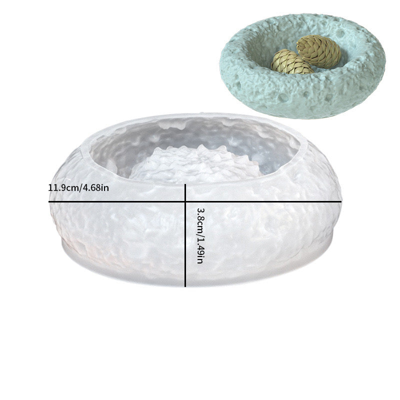 Round Space Rock Stone Mold