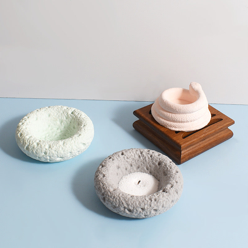 Round Space Rock Stone Mold