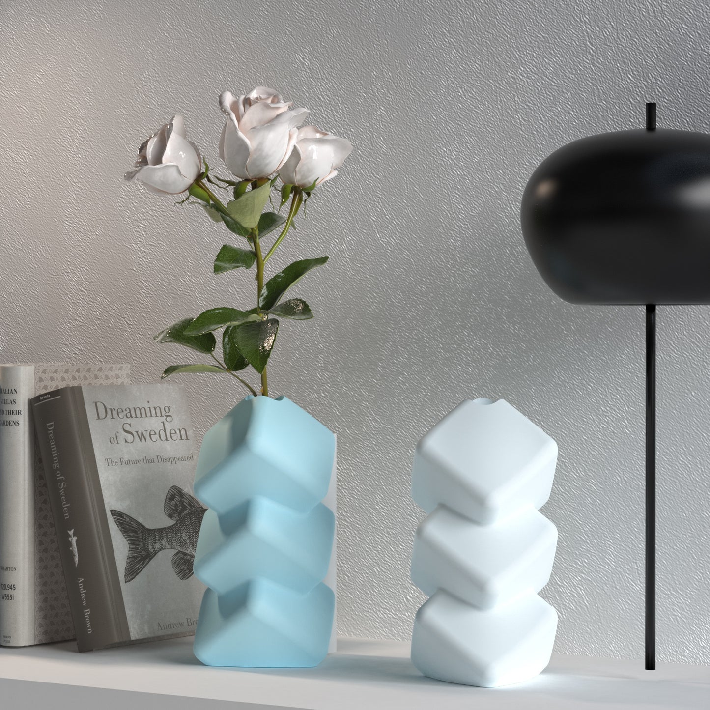 Oblique Block Vase Silicone Mold
