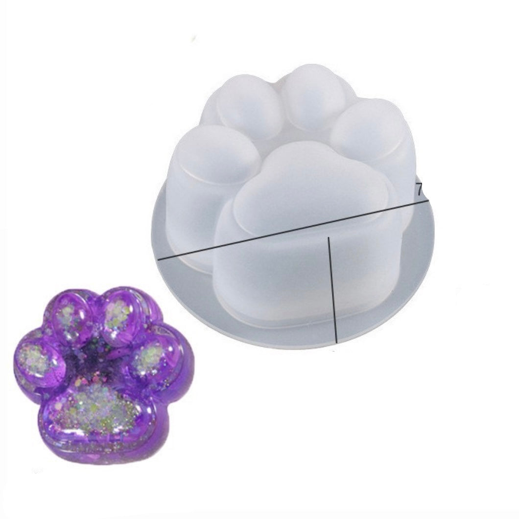 Paw Keychain Silicone Mold