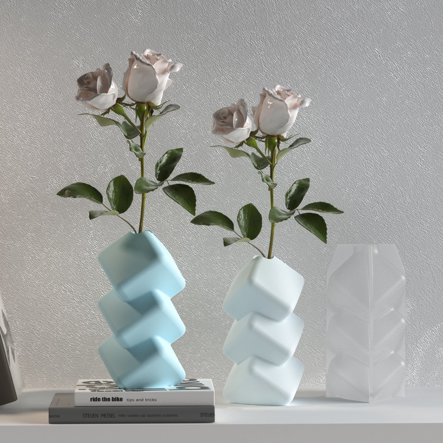 Oblique Block Vase Silicone Mold