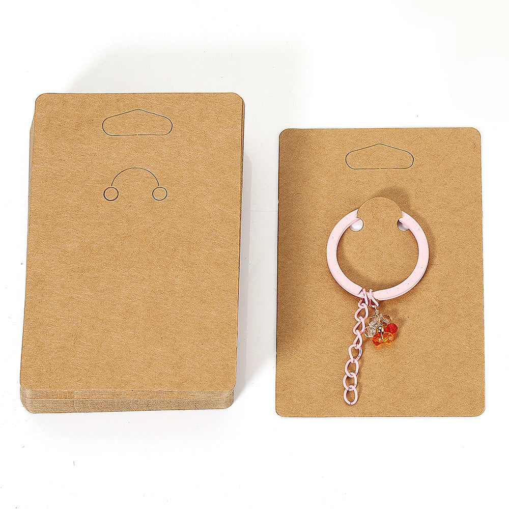Keychain Packaging Card