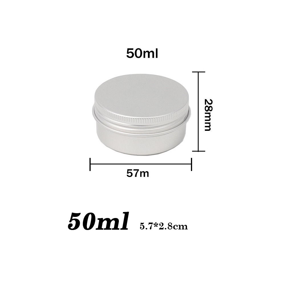Aluminum Tin Candle Jar