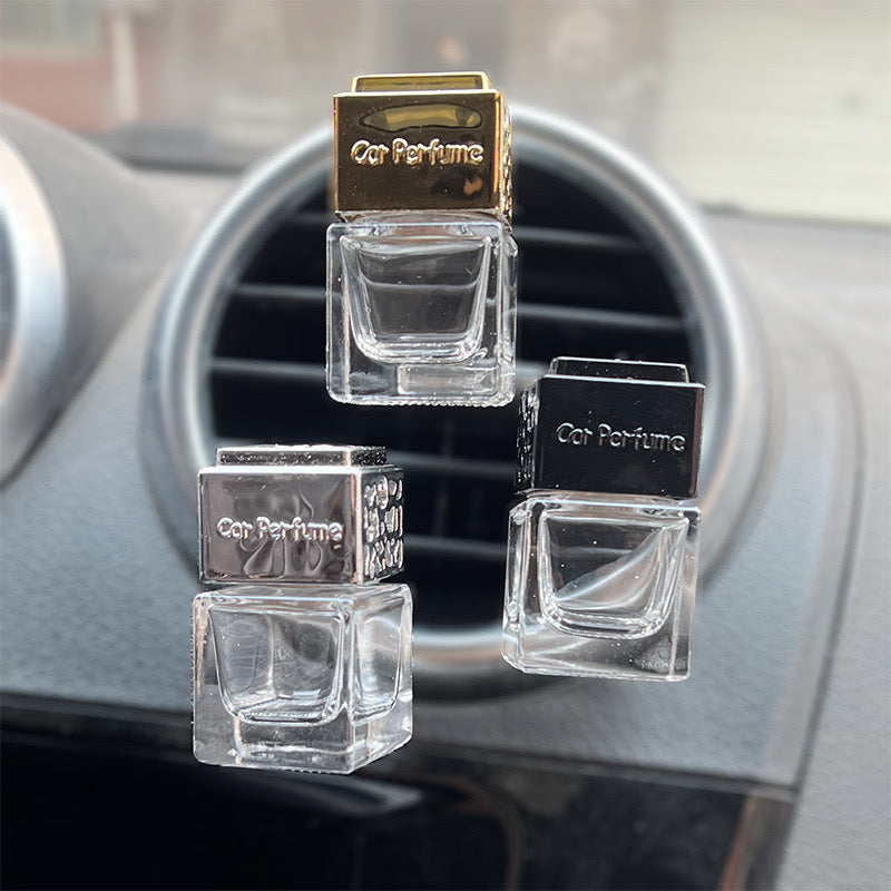 Clip Car Diffuser Glass Bottle/Jar