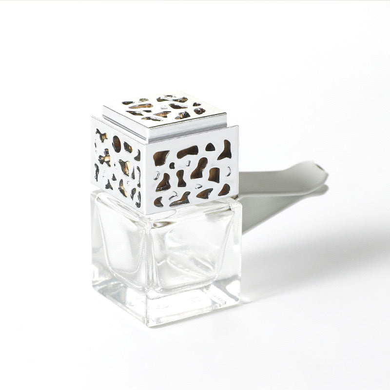Clip Car Diffuser Glass Bottle/Jar