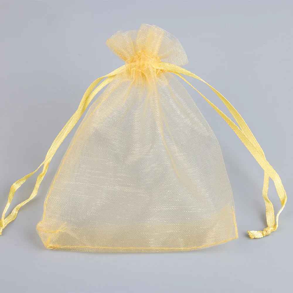 5pcs Colorful Organza Gift Bag