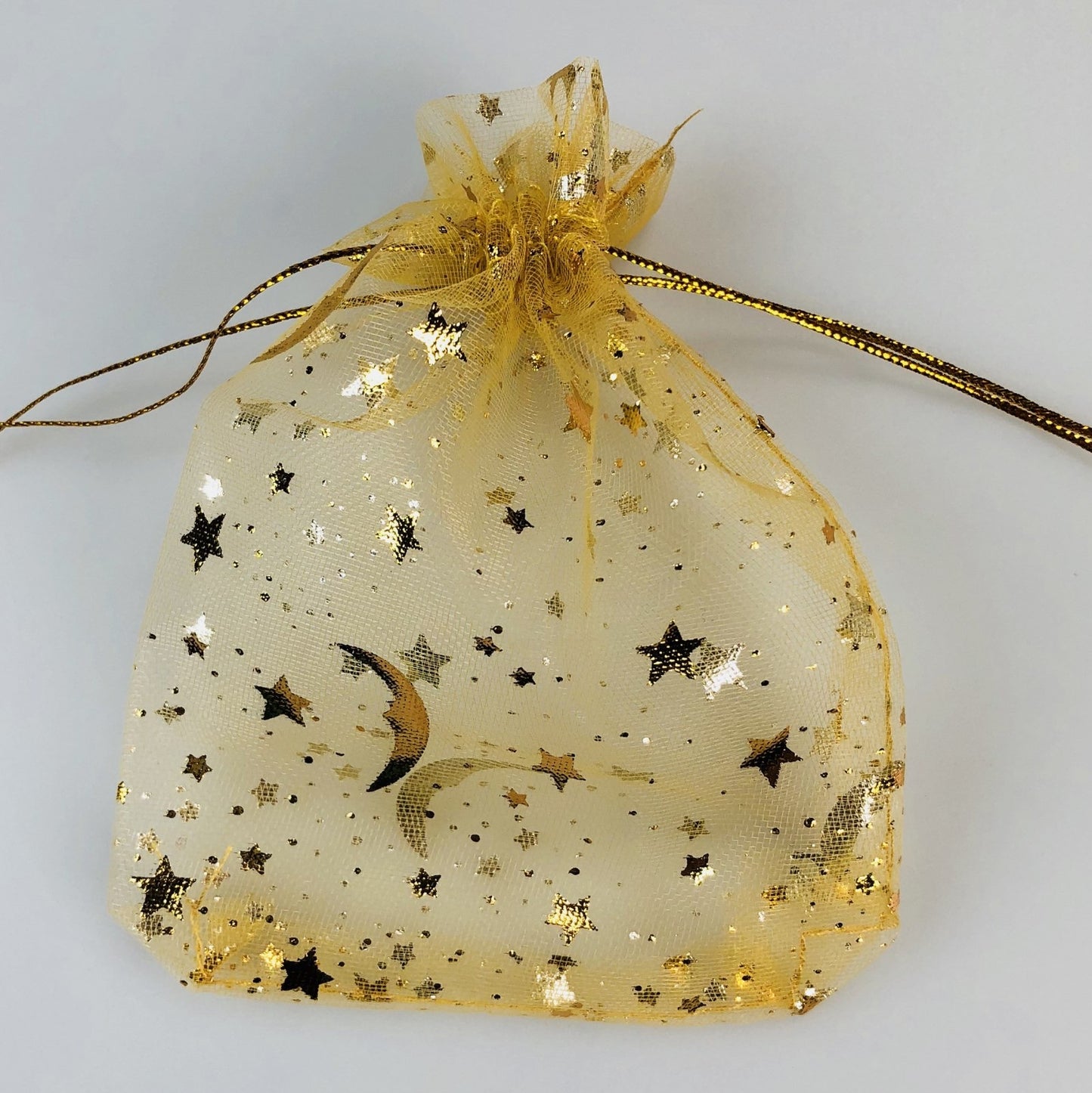 5pcs Moon & Star Organza Drawstring Bag