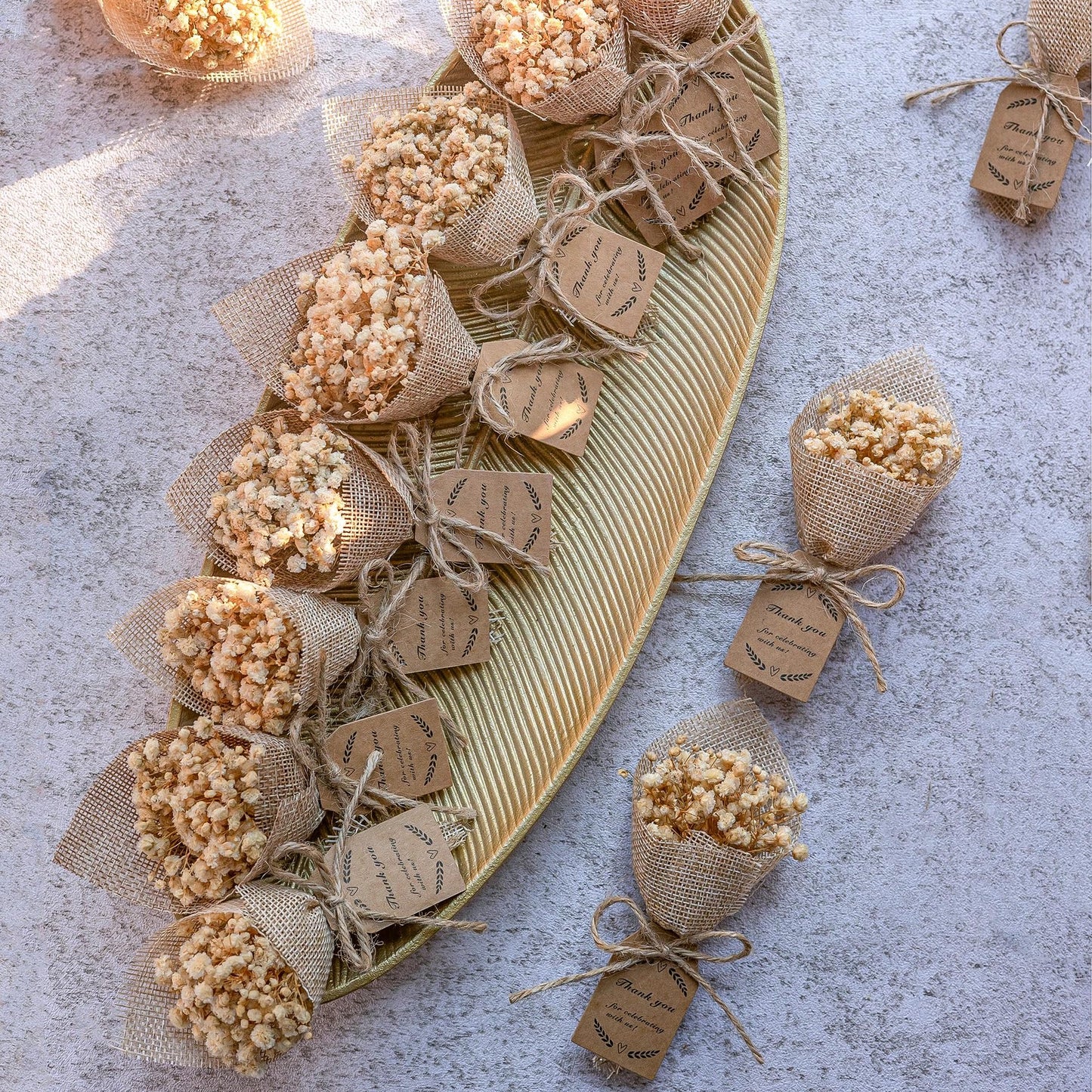 Magnet clip Baby's breath Dried Flowers