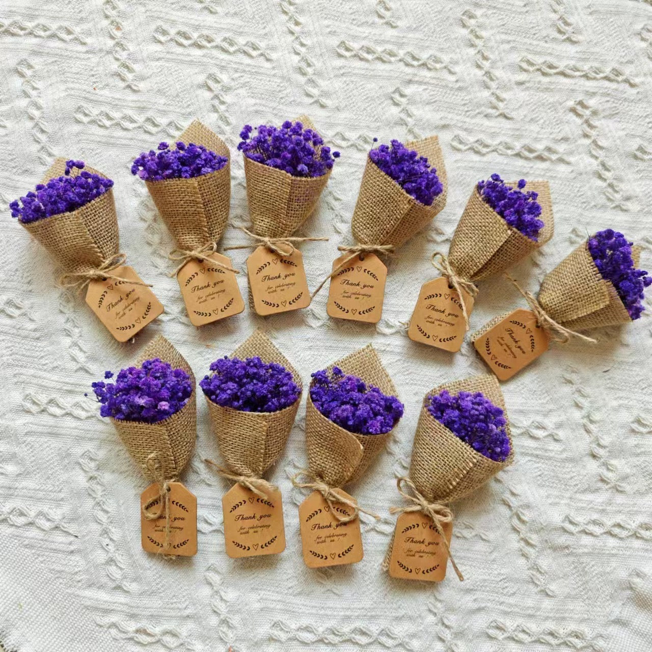 Magnet clip Baby's breath Dried Flowers