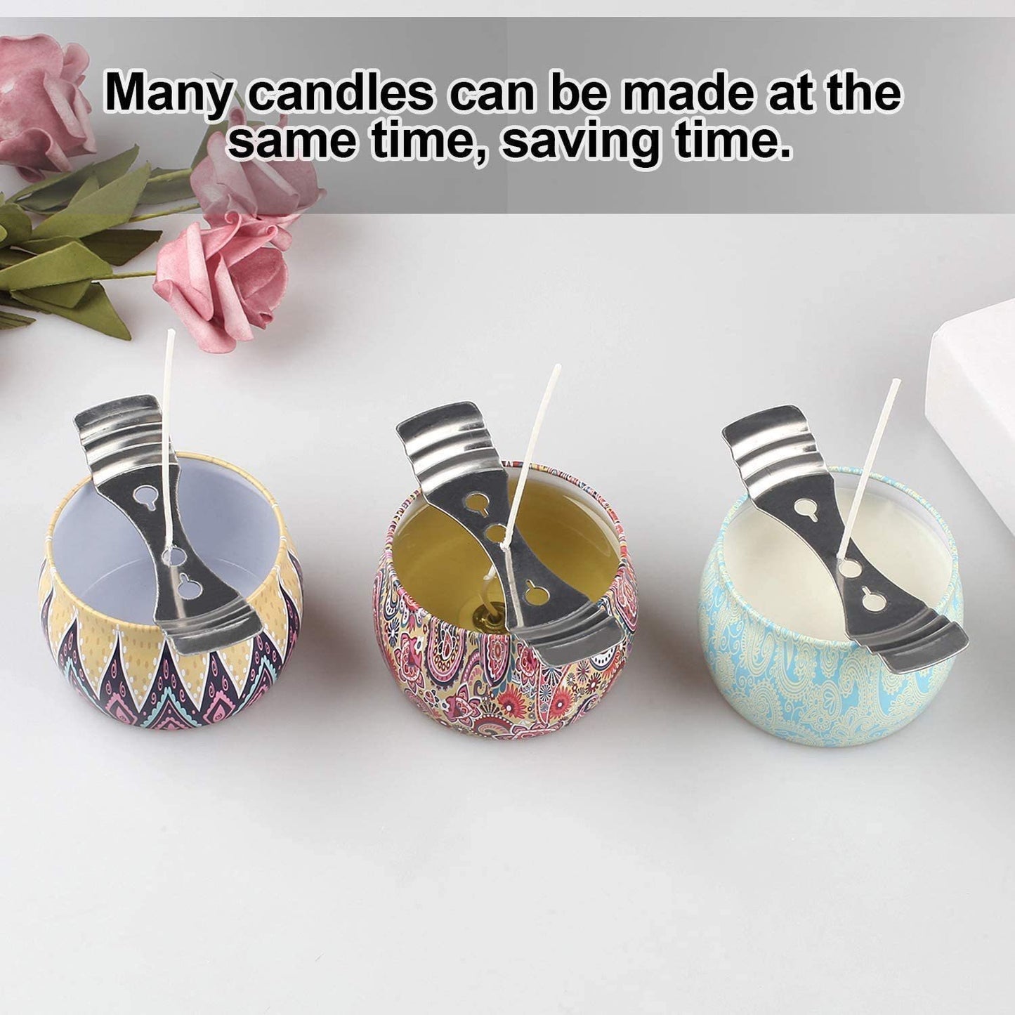 Metal Candle Wicks Holder