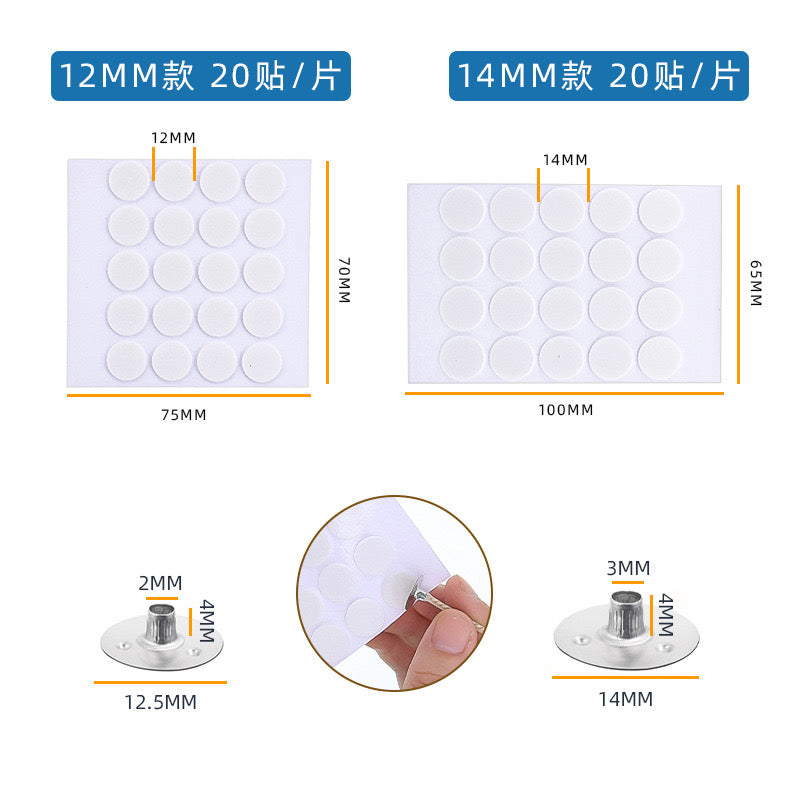 20pcs Candle Wick Stickers