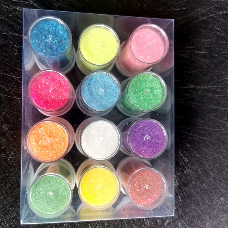 12pcs Glitters