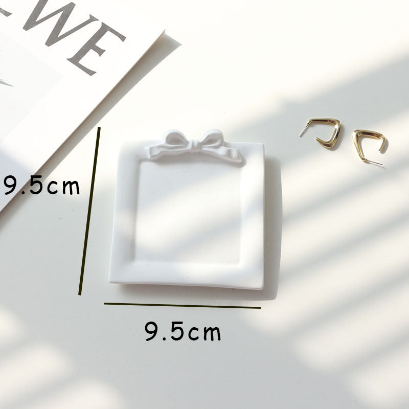 Square Dish Photo Props Tray