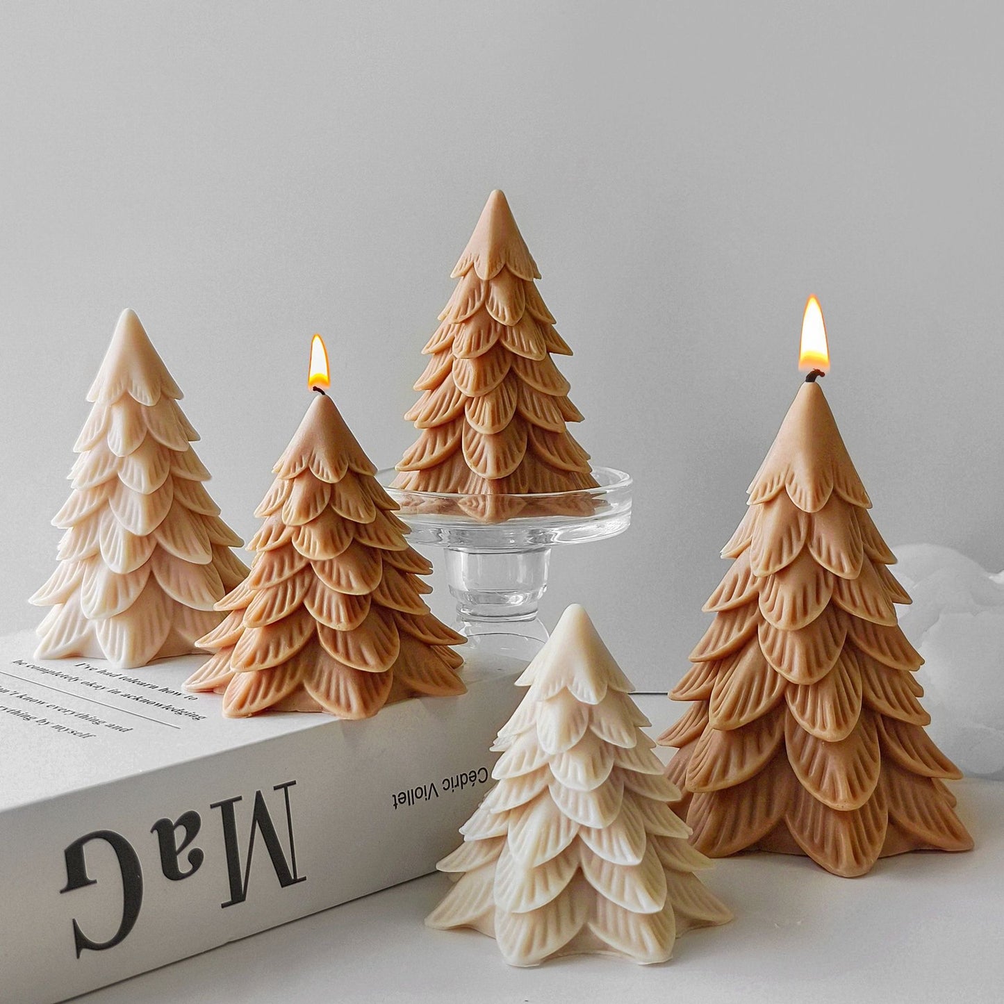 Christmas Tree Candle Silicone Mold
