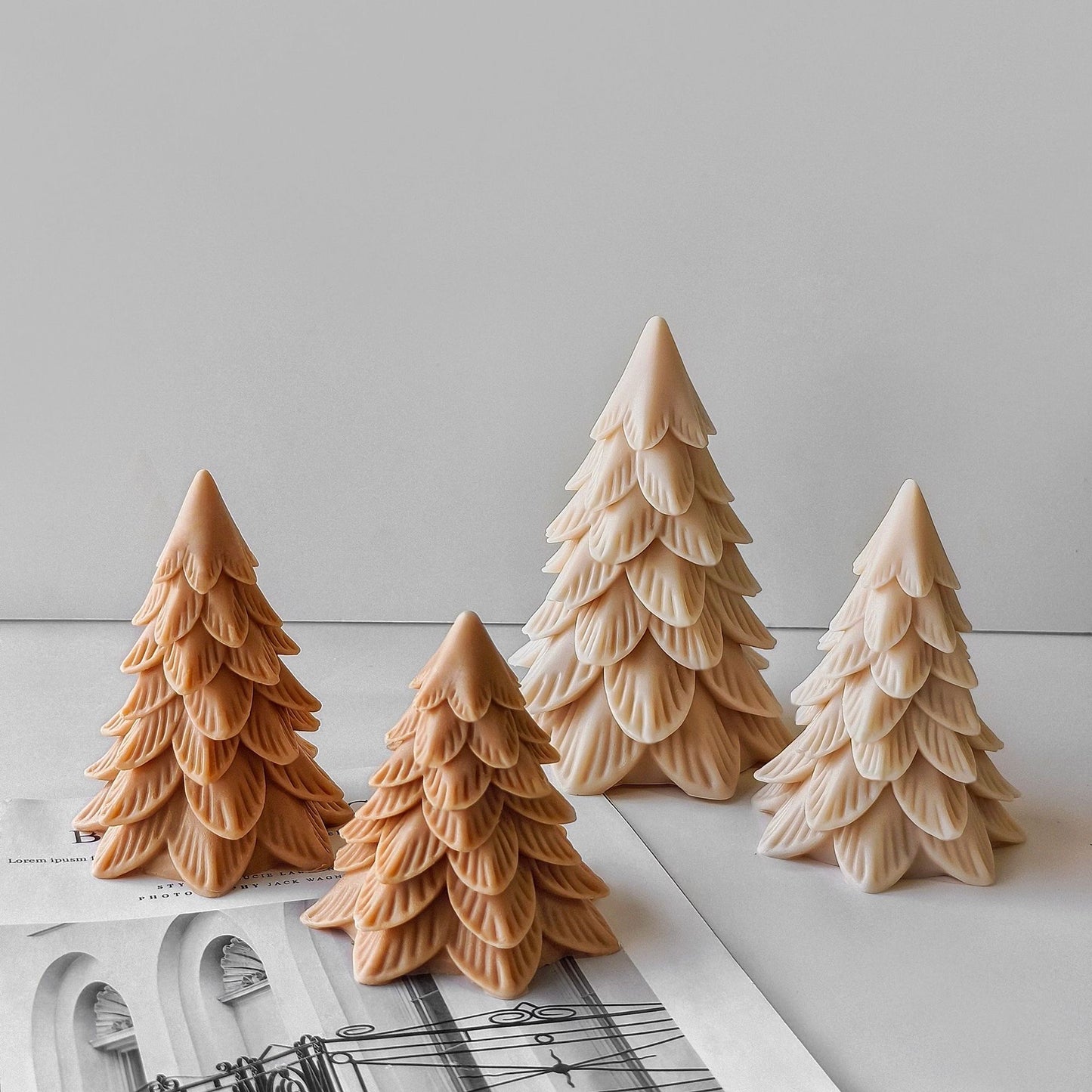 Christmas Tree Candle Silicone Mold