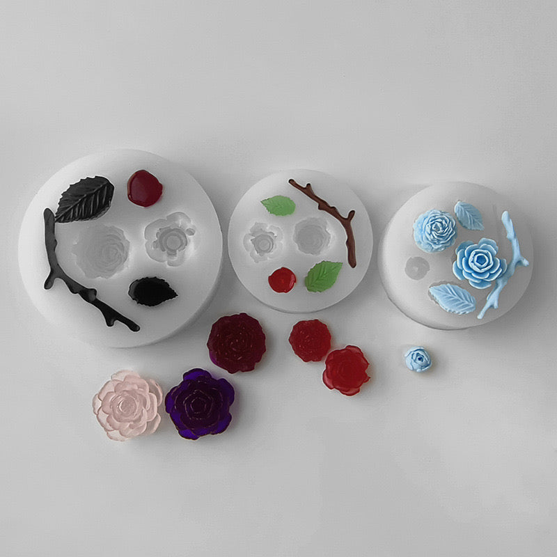 Leaves Branch Silicone Mold