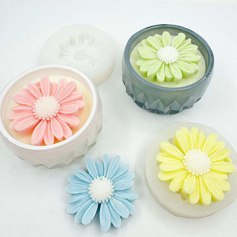 Sunflower Candle Silicone Mold