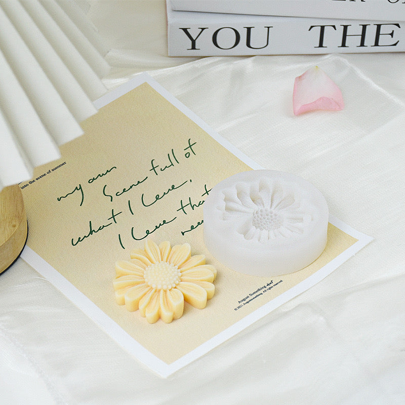 Sunflower Candle Silicone Mold