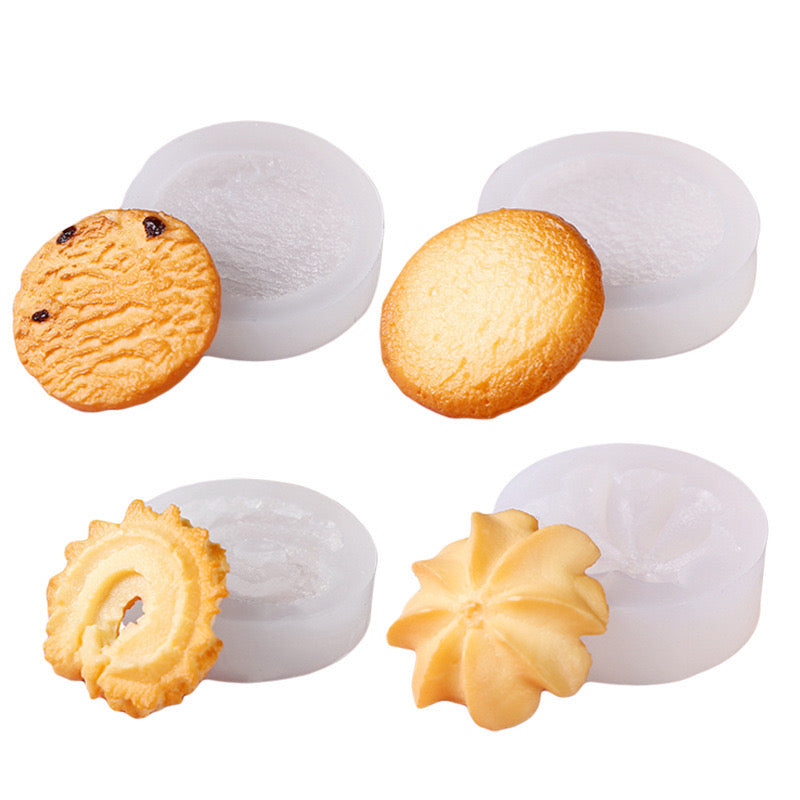 Cookie Biscuit Candle Silicone Mold