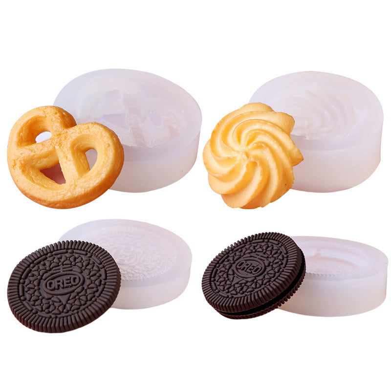 Cookie Biscuit Candle Silicone Mold