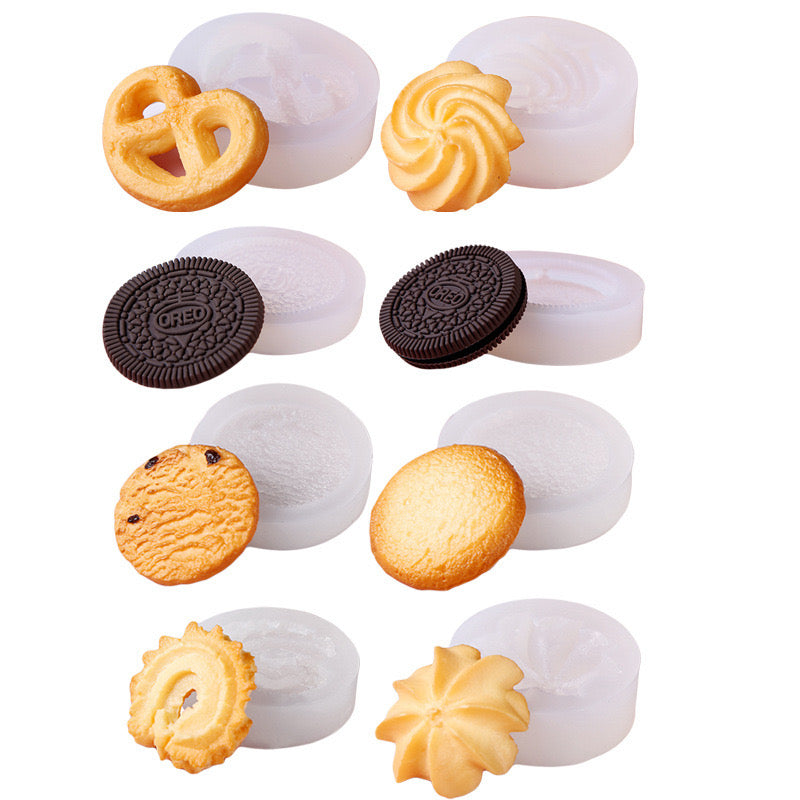 Cookie Biscuit Candle Silicone Mold
