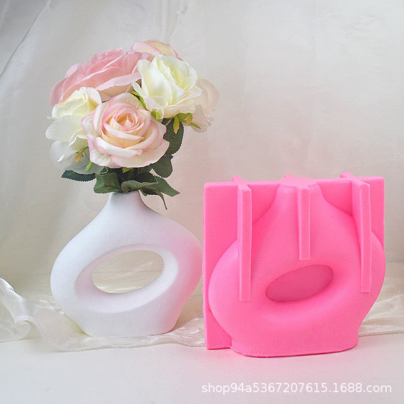 Geometry Shape Vase Silicone Mold