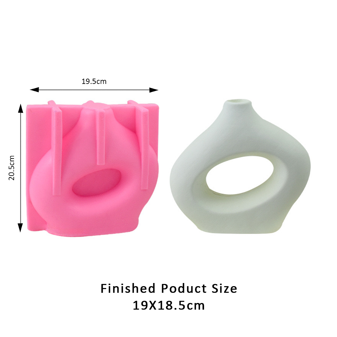 Geometry Shape Vase Silicone Mold