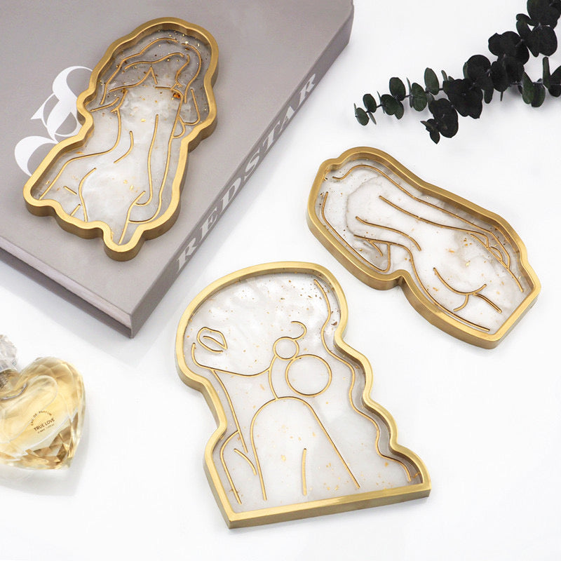 Lady Body Trinket Tray Silicone Mold