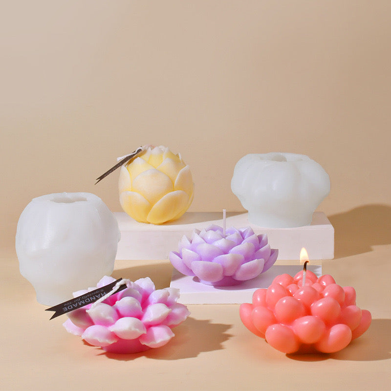 Flowers Candle Silicone Molds