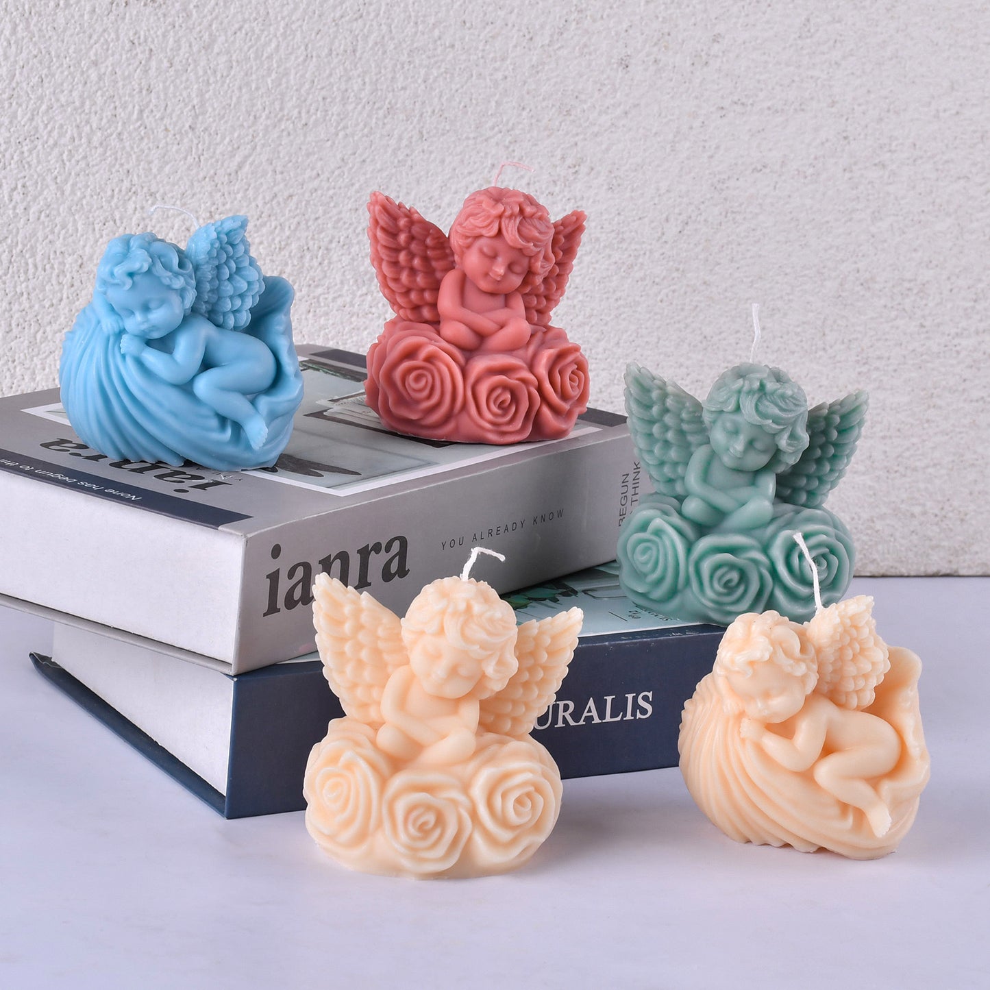 Rose Angelic Candle Silicone Mold