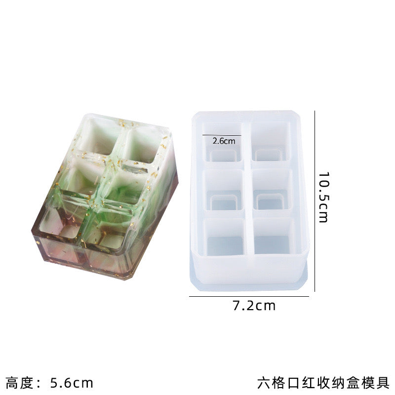 Lipstick Organizer Silicone Mold