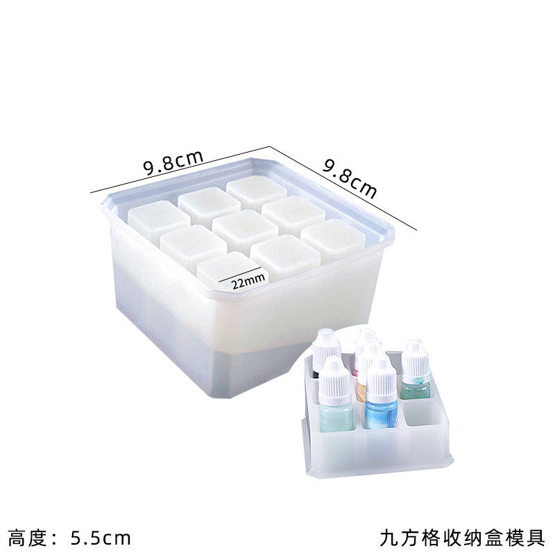 Lipstick Organizer Silicone Mold