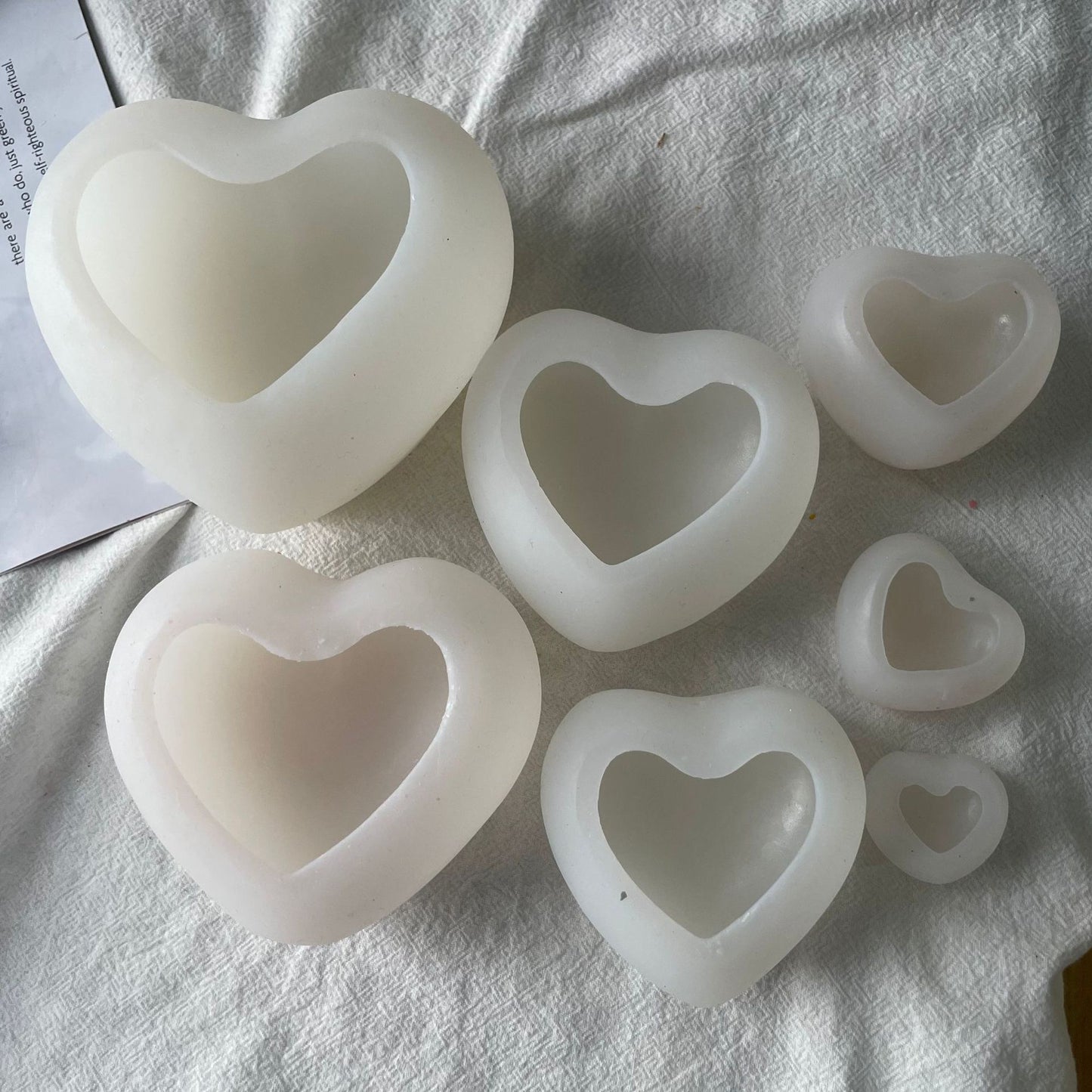 Heart Candle Silicone Mold