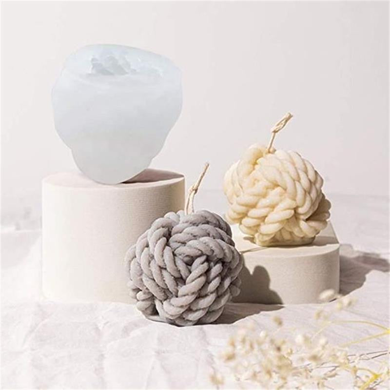 Wool Rope Candle Silicone Mold