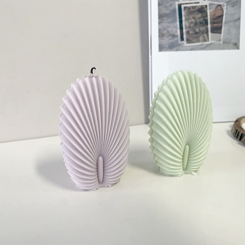 N Stripes 3D Shell Candle Silicone Mold