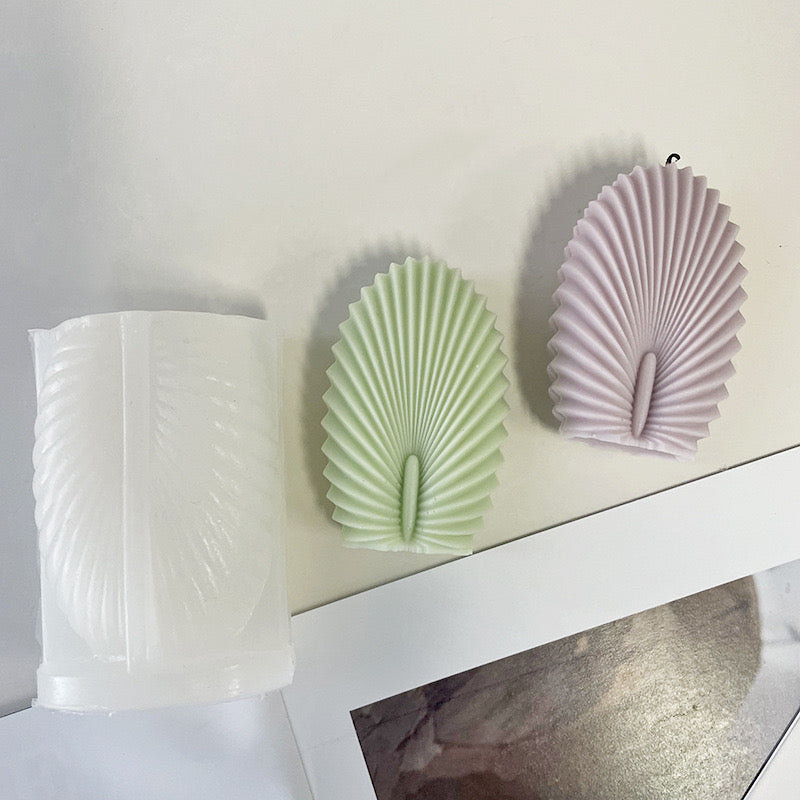 N Stripes 3D Shell Candle Silicone Mold