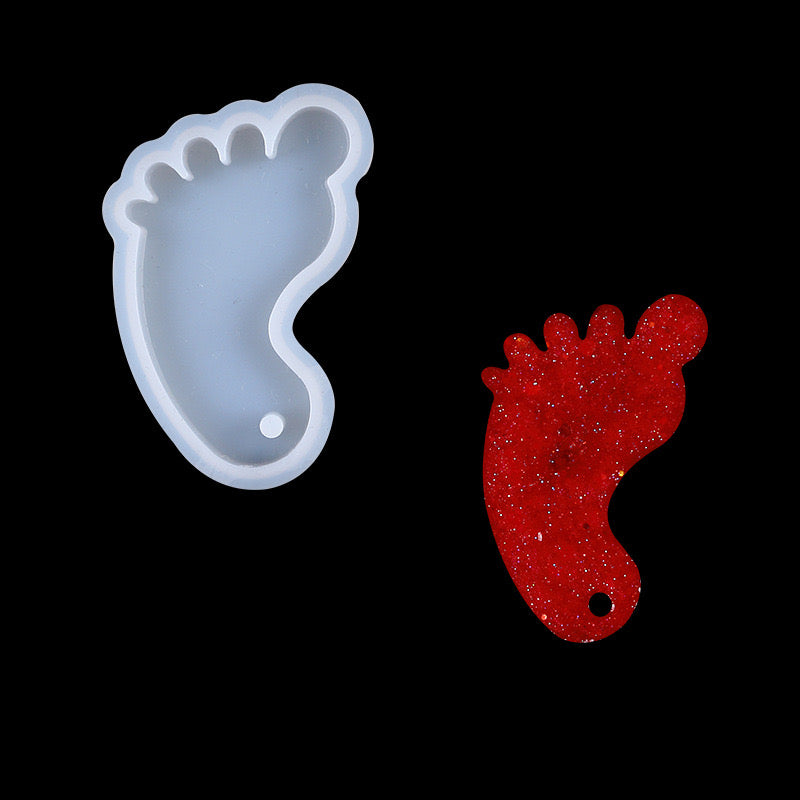 Feet Keychain Silicone Mold