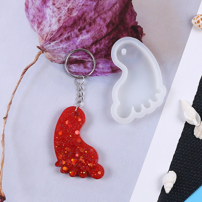 Feet Keychain Silicone Mold