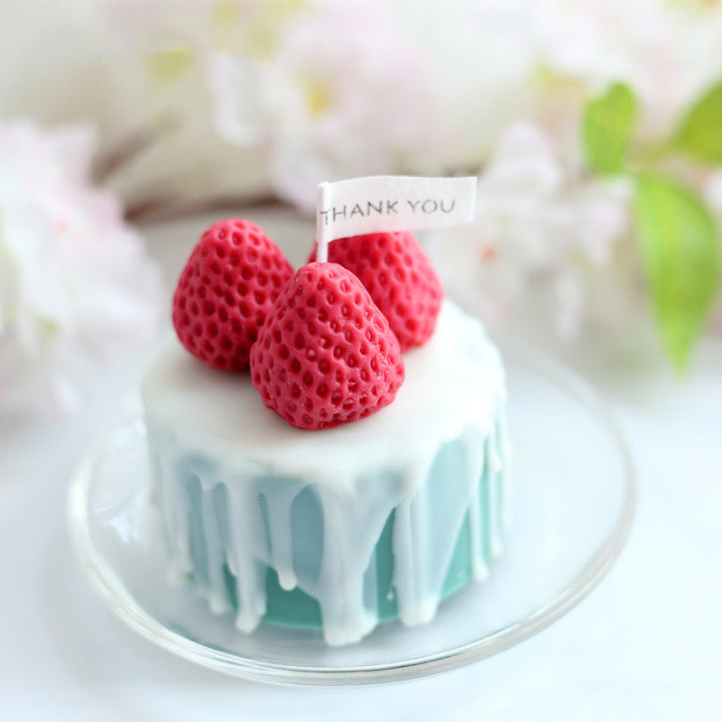 Strawberry Candle Silicone Mold
