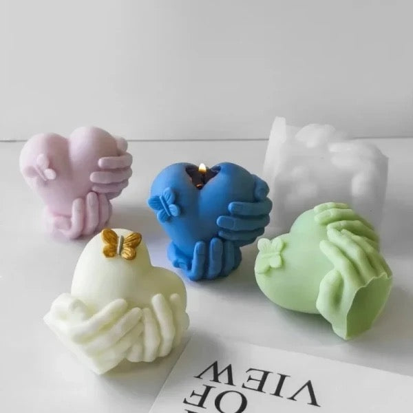 Handheld Love Candle Silicone Mold