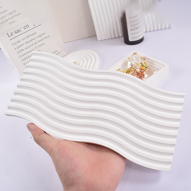 Stripped Arch U-Shape Tray Silicone Mold