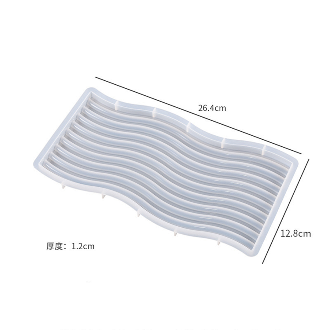 Stripped Arch U-Shape Tray Silicone Mold