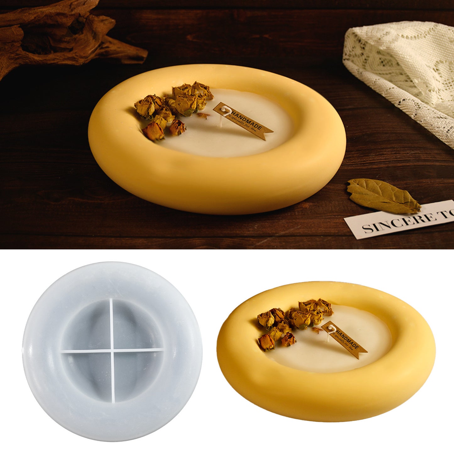 Round Trinket Dish Mold