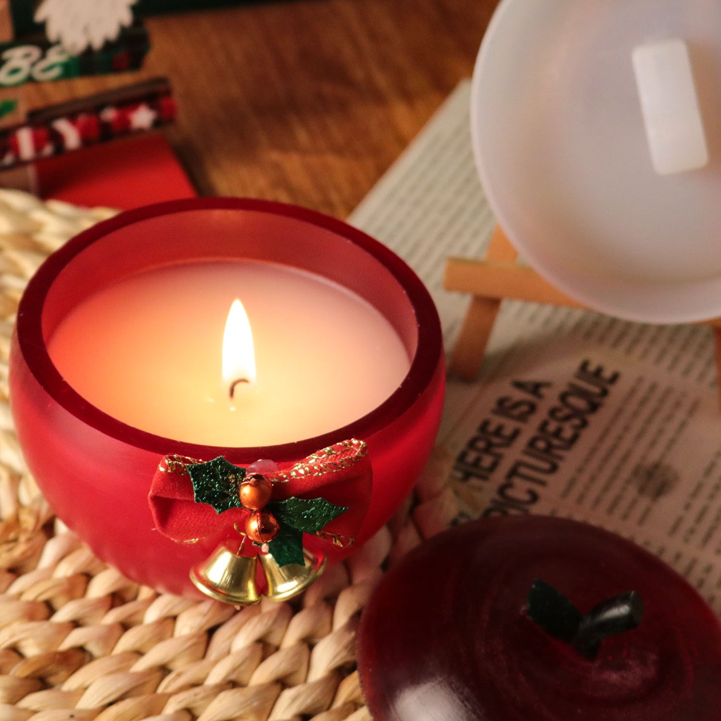 Apple Shape Candle Jar Mold
