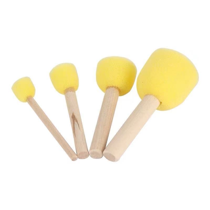 Round Sponges Brush