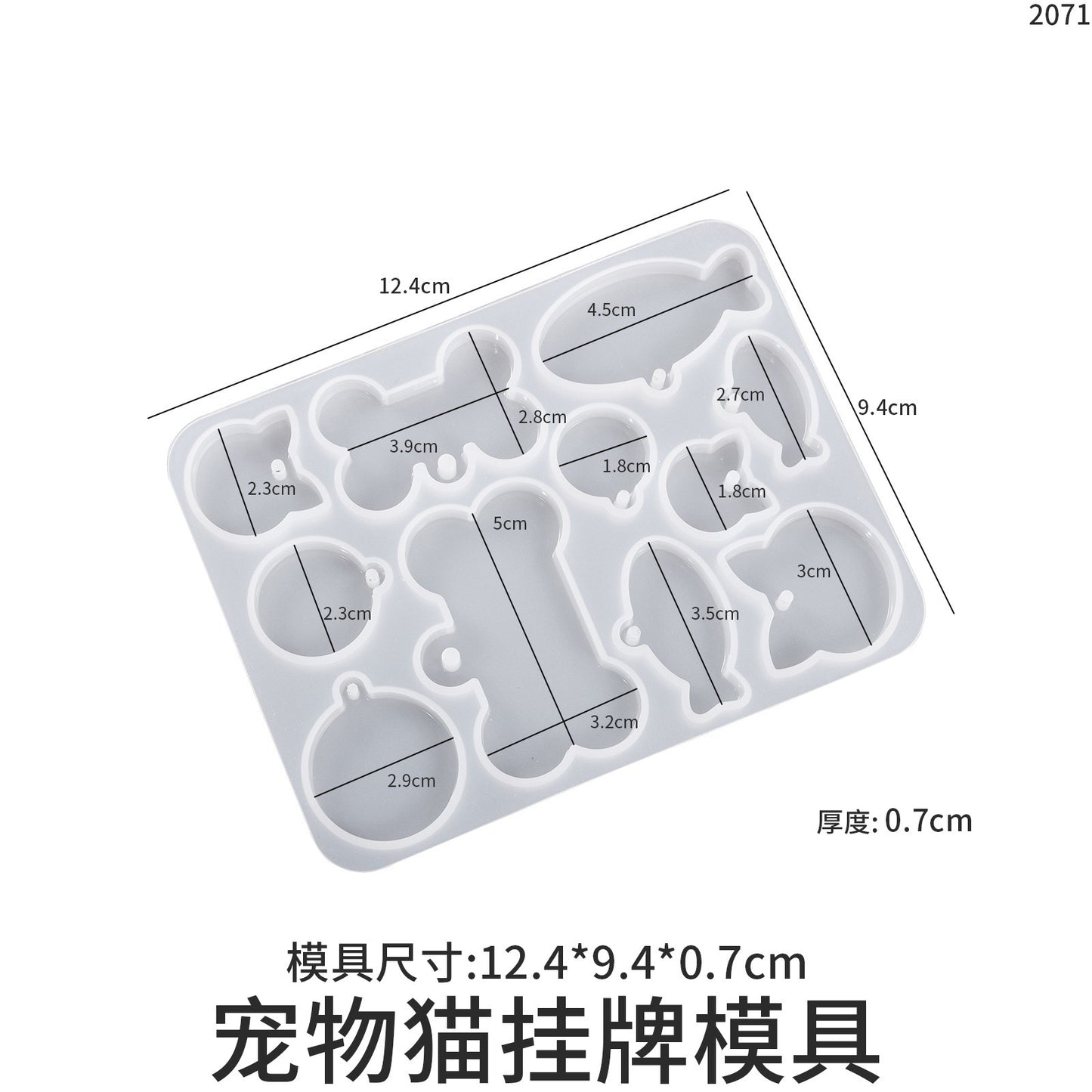 Pet Tag Silicone Mold