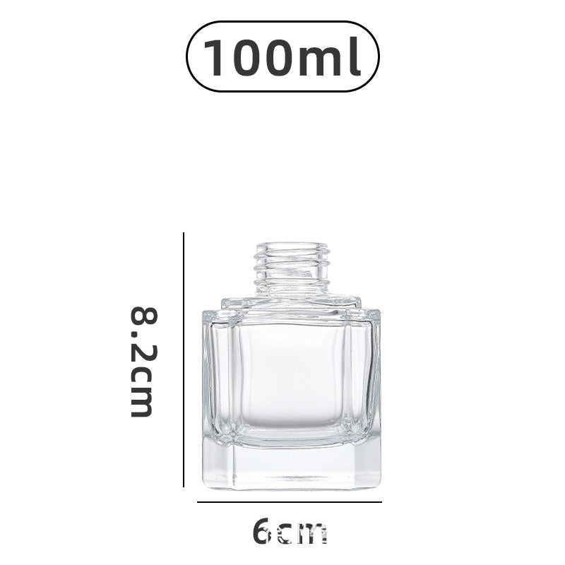 Square Diffuser Glass Bottle/Jar