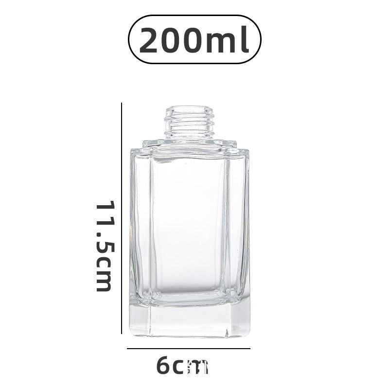 Square Diffuser Glass Bottle/Jar